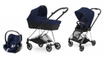 Коляска 3 в 1 Cybex MIOS (шасси Chrome) — Midnight Blue