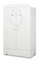 Шкаф двустворчатый Erbesi Cucciolo — White (белый)