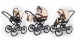 Коляска 3 в 1 Esspero Classic (шасси Black) — Beige Brown