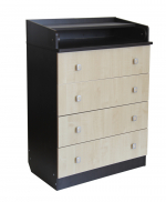 Пеленальный комод Фея 1580 — Венге/Клен