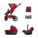 Коляска 3 в 1 Concord Wanderer Travel Set — Ruby Red