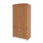 Шкаф Gandylyan двухдверный Люкс — Вишня