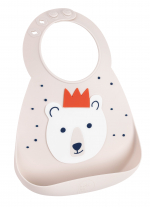 Детский нагрудник Make My Day — МЕДВЕЖОНОК В КОРОНЕ