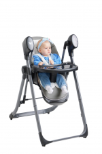Стульчик для кормления-электрокачели Sweet Baby Amuleto — Steel Grey