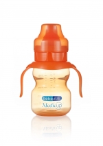 Чашка непроливайка Bebe Due Medic 220 мл. 0+ мес. — Оранжевый