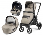 Коляска 3 в 1 Peg Perego Team Elite SL Set Modular — Luxe Ecru