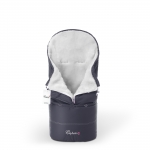 Конверт в коляску Esspero Transformer White (натуральная 100% шерсть) — Grey