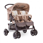 Коляска для двойни LORELLI Twin — Бежевый / Beige Bear Party 1954