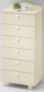 Тумба Baby Italia (6 ящиков) — Слоновая кость (Avorio laccato)