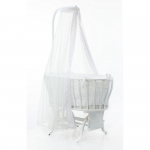Колыбель Fiorellino Berlin овальная — Белый