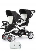 Коляска для двойни Casualplay STWINNER (без матрасиков) — Ice