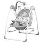 Электрокачели Indigo FRESH (0-15 кг), с адаптером, п/у, 12 мел., 5 скоростей — Мишки