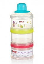 Набор сборных контейнеров для молока и питания Farlin, 3 шт. без крышки — Голубой