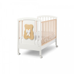 Детская кроватка Erbesi Dudu — Белый/Натуральный