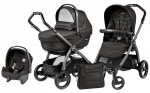 Коляска 3 в 1 Peg Perego Book S XL Modular System (шасси Jet) — Bloom Black