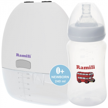 Молокоотсос Ramili SE150 с бутылочкой 240ML