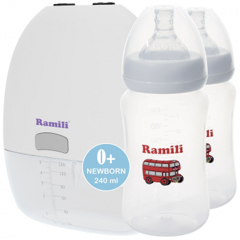 Молокоотсос Ramili SE150 с двумя бутылочками 240ML